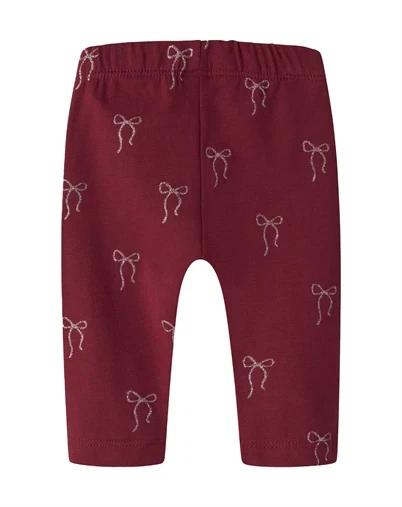 Name it - NBFRatia Leggings - Red Dahlia